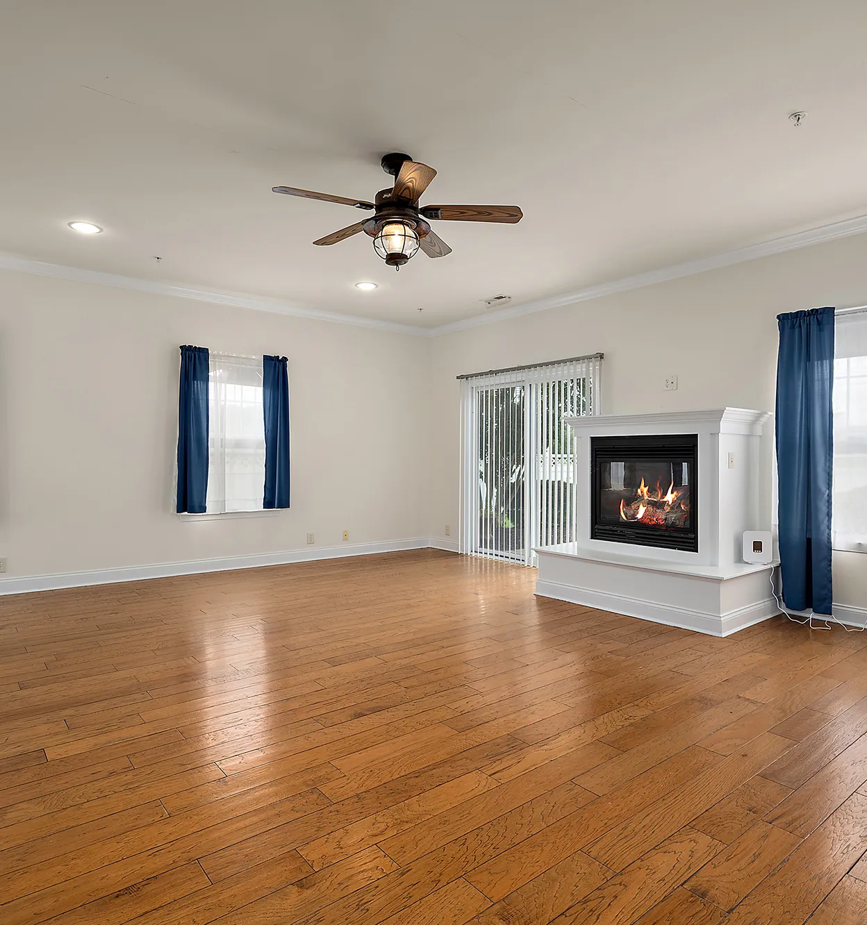 Inside the property
