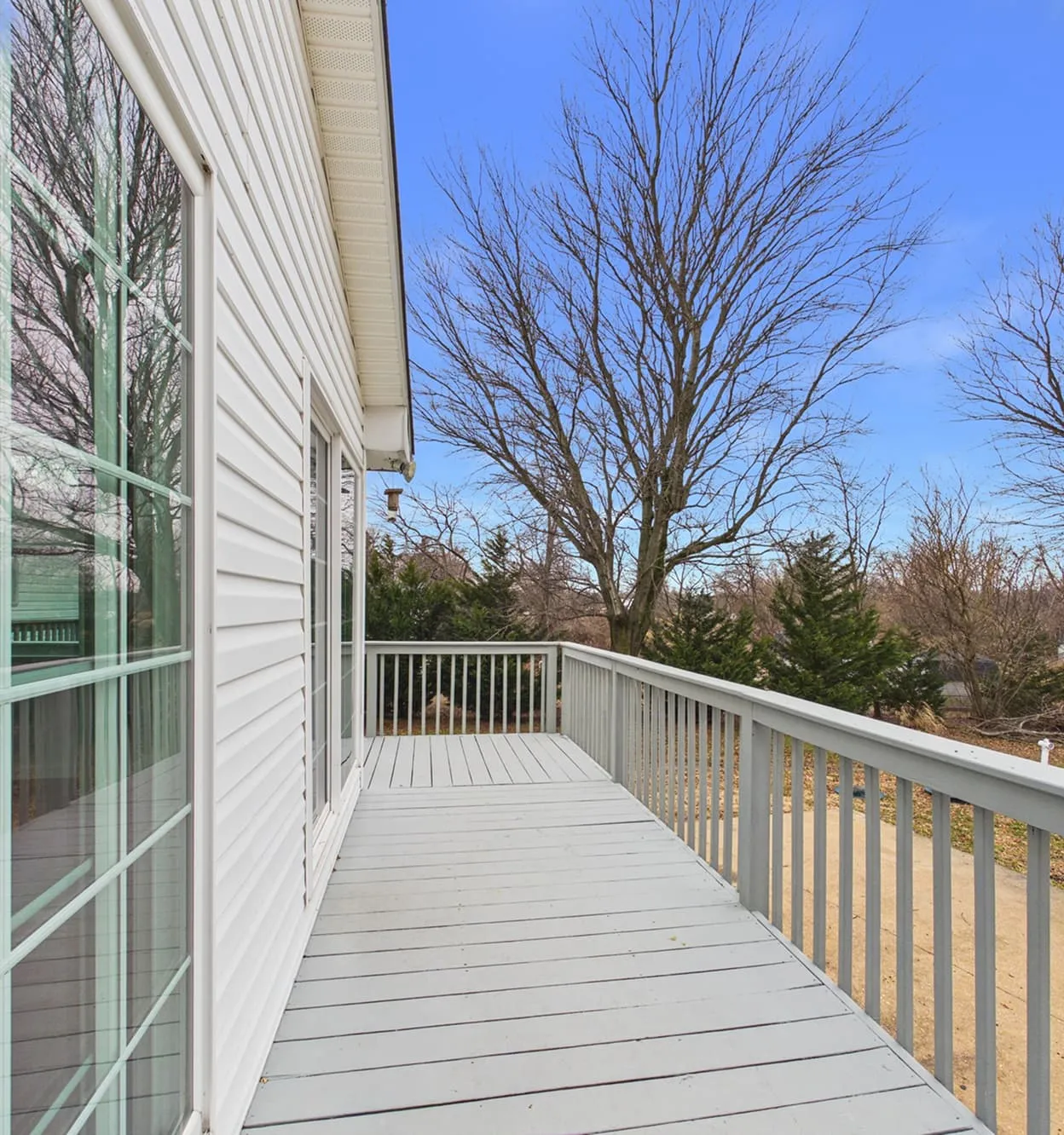 Outside the property